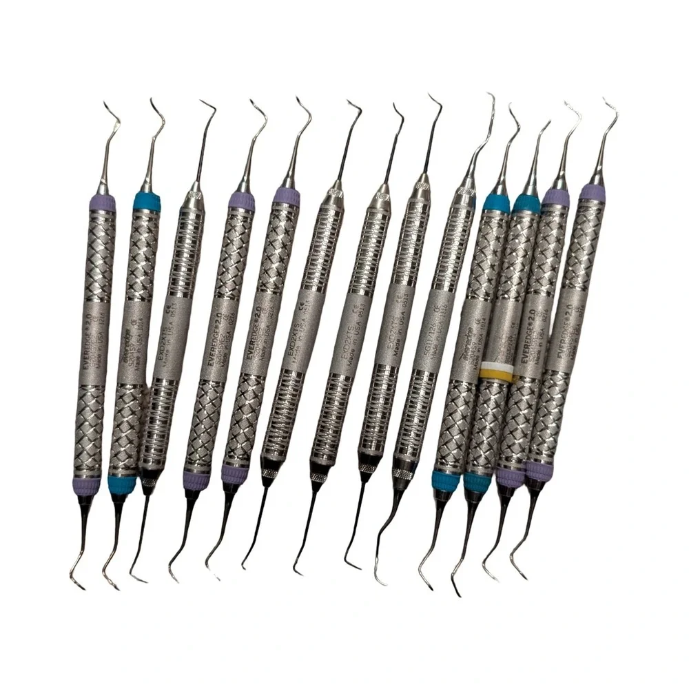 Hu-Friedy EverEdge 2.0 Dental Scalers Curettes Lot EXD2XTS SG11/12S USA